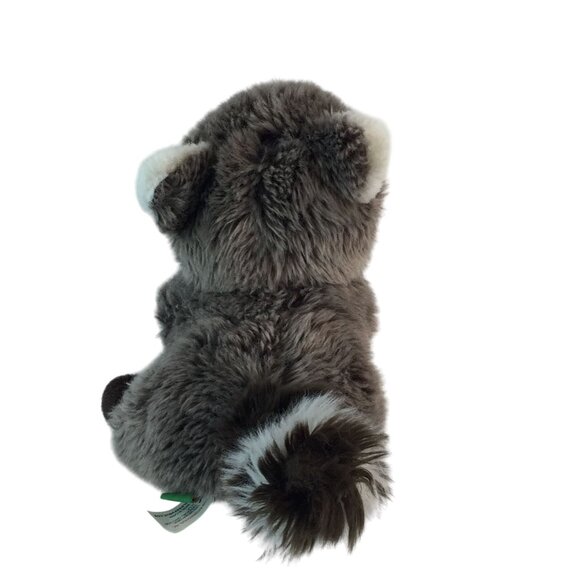Wild Republic Raccoon Plush 7" Brown Stuffed Animal Toy - Picture 4 of 8